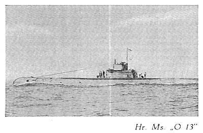 Onderzeeboot Hr. Ms. O13 (krantenfoto)